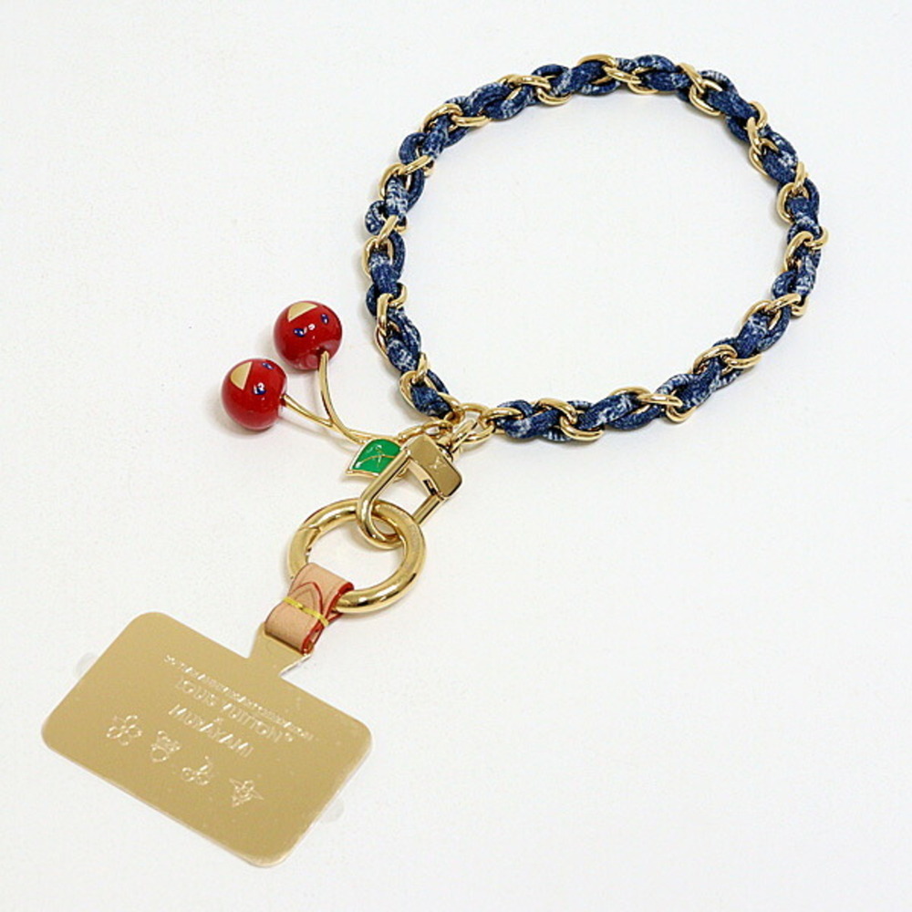 Louis Vuitton LV x TM Phone Charm M02623 Denim Cherry